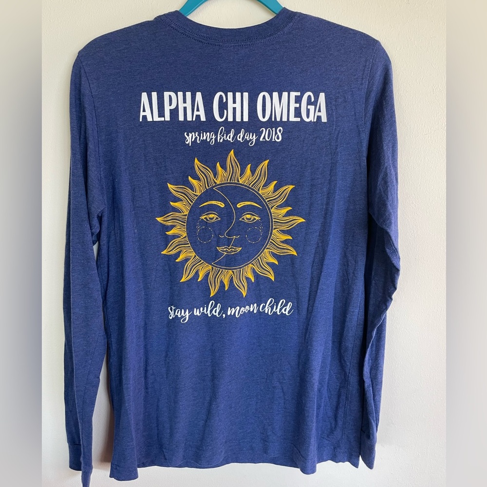 Alpha Chi Omega Long Sleeve Tee Shirt